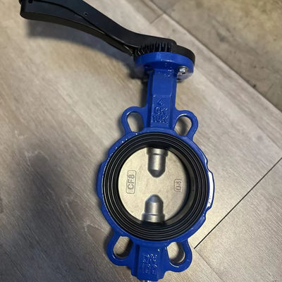 1 inch sanitair roestvrij staal pneumatische vlinderklep met aangepaste structuur