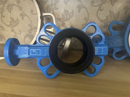 Op maat gemaakte service SS304 roestvrij staal sanitair vlinderklep met handhefboom