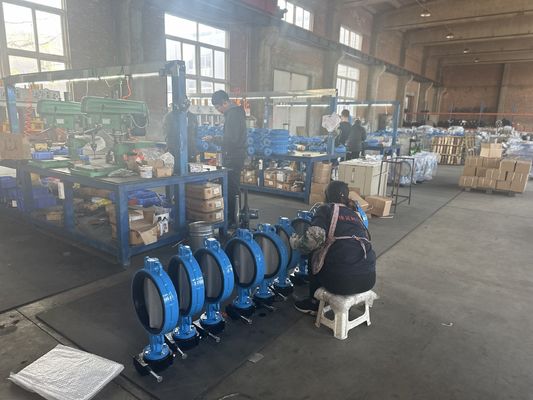 Op maat gemaakte service roestvrij pneumatisch vlinderklep DN25 voor soepele werking