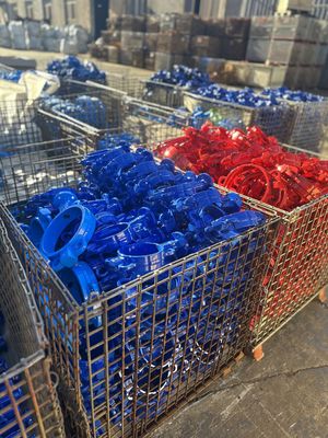 Op maat gemaakte service roestvrij pneumatisch vlinderklep DN25 voor soepele werking