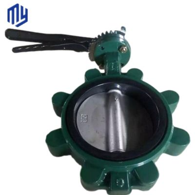 Hydraulische vlinderkleppen gietijzeren uitbreidingsflanke PVC pneumatisch 1 inch sanitair