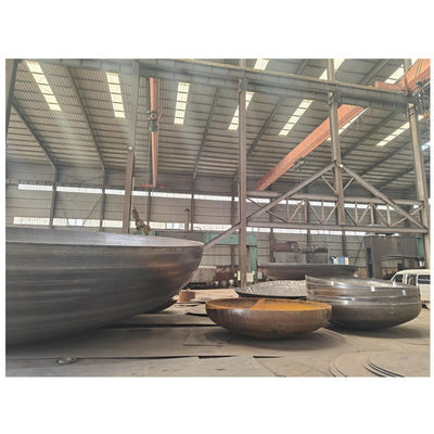 Carbon Steel Asme Hemisferische Dish End Cap met Customized Torispherical Design
