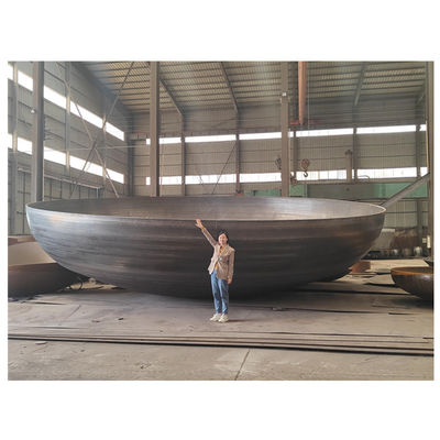 Carbon Steel Asme Hemisferische Dish End Cap met Customized Torispherical Design