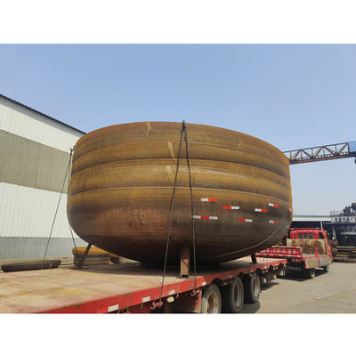 Cirkel Lasverbinding Carbon Steel Elliptische Punching Dome Jogged Hoofd Tank Eind