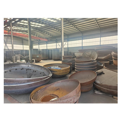 Cirkel Lasverbinding Carbon Steel Elliptische Punching Dome Jogged Hoofd Tank Eind