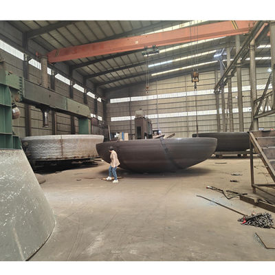 Cirkel Lasverbinding Carbon Steel Elliptische Punching Dome Jogged Hoofd Tank Eind