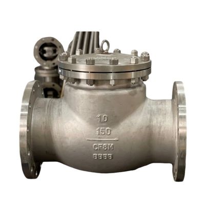 Roestvrij staal DN200 8 inch Two Way PN16 Double Flange Type Non-Return Swing Check Valve