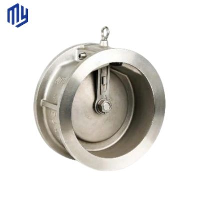 Handmatige roestvrijstalen flens Pn25 DN 50 Wafer Lift Single Plate Swing Check Valve voor Afvoer Valve