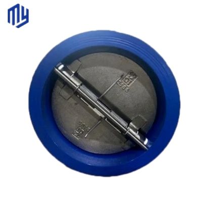 Roestvrij staal 304 316 staal dubbele plaat check valve met aanpasbare poort grootte