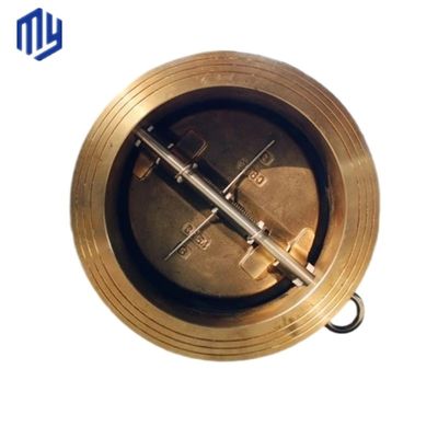 Hydraulische gietijzeren wafercontrole klep van roestvrij staal 304 316 Dubbele plaatcontrole klep
