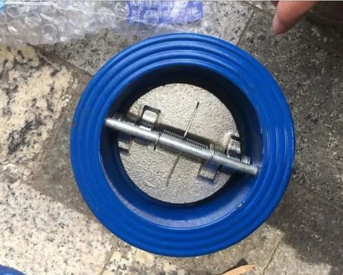 150LB Wafer Type Swing Double Disc Valve Dual Plate Non-Return Valve voor OBM-ondersteuning