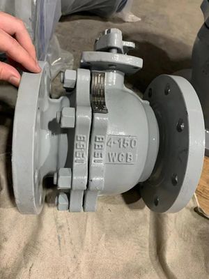 2205 Roestvrij staal Volpoort Drijvend 2PC Flange Ball Valve Gas en Hydraulisch Klaar