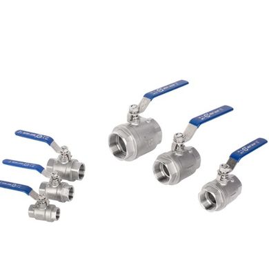 Hydraulisch roestvrij staal 1pc 2pc 3pc kogelklep met BSP draad en ISO vergrendeling