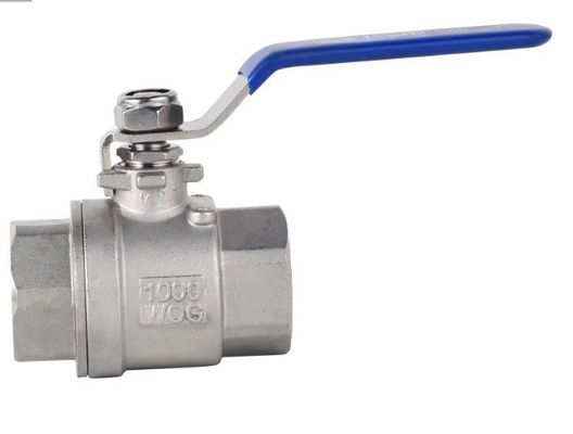 Hydraulisch roestvrij staal 1pc 2pc 3pc kogelklep met BSP draad en ISO vergrendeling