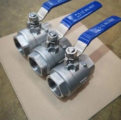 Roestvrij staal 304 316 DN20-NPT 2PC Interne draadbalklep voor hydraulische systemen