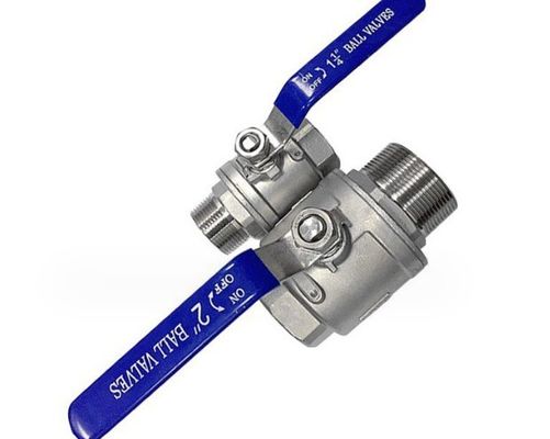 Roestvrij staal 304 316 DN20-NPT 2PC Interne draadbalklep voor hydraulische systemen