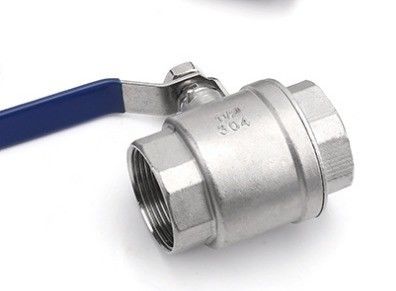 Roestvrij staal 304 316 DN20-NPT 2PC Interne draadbalklep voor hydraulische systemen