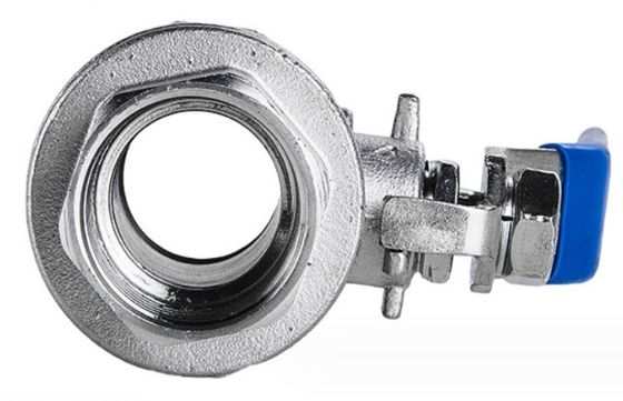 Roestvrij staal 304 316 DN20-NPT 2PC Interne draadbalklep voor hydraulische systemen
