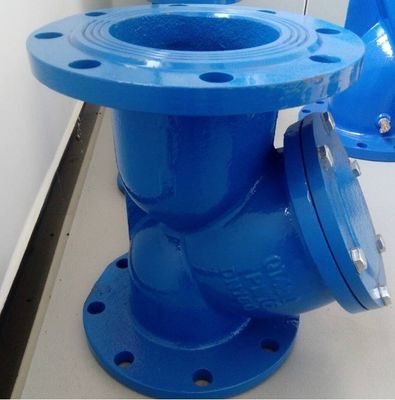Watermedia DN15-DN300 PN16 Ductiel gietijzer Flanged Y strainer voor industriële