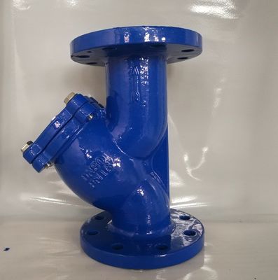 Watermedia DN15-DN300 PN16 Ductiel gietijzer Flanged Y strainer voor industriële