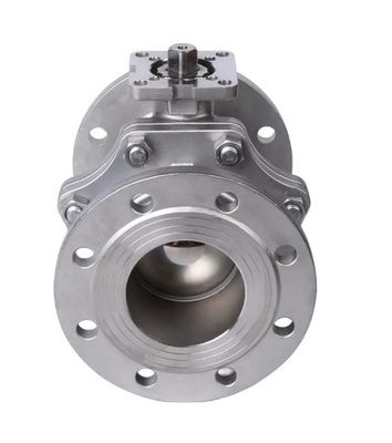 CF8/CF8m/Carbon Steel Floating Type 2PC Flange Ball Valve voor water en brandveiligheid