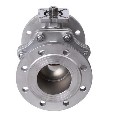 CF8/CF8m/Carbon Steel Floating Type 2PC Flange Ball Valve voor water en brandveiligheid
