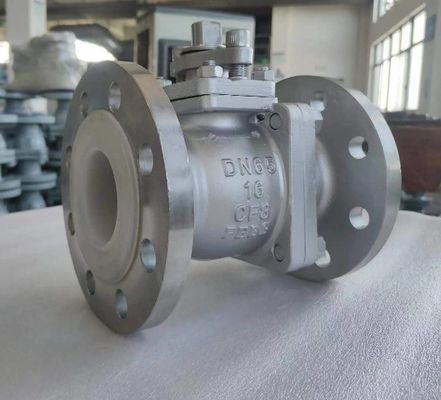 ANSI Klasse 150 Investment Casting Brandveilig Anti-statisch Wcb/CF8/CF8m Flange Ball Valve
