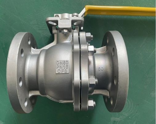ANSI Klasse 150 Investment Casting Brandveilig Anti-statisch Wcb/CF8/CF8m Flange Ball Valve
