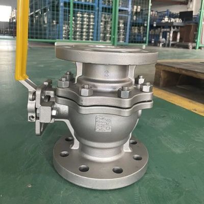 Flanke eindwormversnelling Industrieel trunnionbalklep roestvrij staal/WCB Constructie