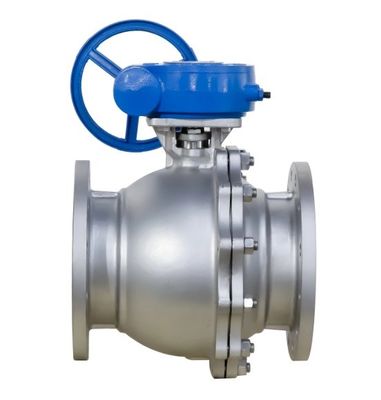 Dn15-200 WCB SS201 SS304 SS316 Flanke pneumatische waterbalklep met stopstructuur
