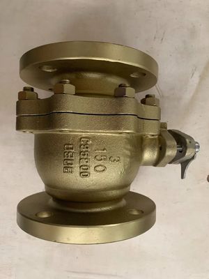 150 ASME B16.5 Wcb Gegote koolstof CF8 CF8m Bronzen vlotbalk van roestvrij staal