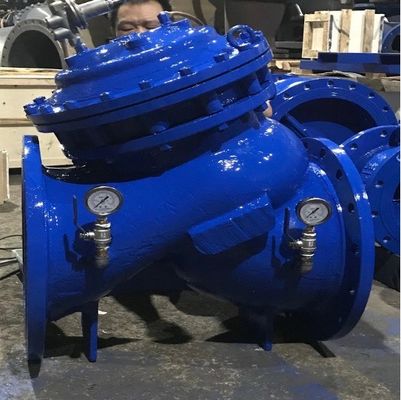 Gepersonaliseerde diafragma recht Y-type regelklep voor waterdrukbeheer