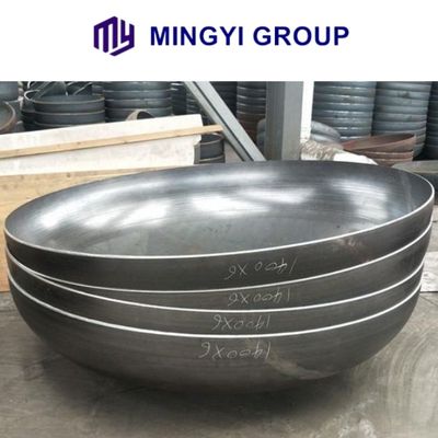 Cirkelkop 24 inch Carbon Steel Pipe Head Tank Bottom End voor verschillende specificaties