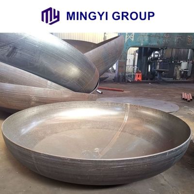Cirkelkop 24 inch Carbon Steel Pipe Head Tank Bottom End voor verschillende specificaties
