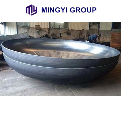 Cirkelkop 24 inch Carbon Steel Pipe Head Tank Bottom End voor verschillende specificaties