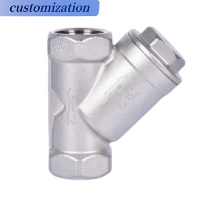 OBM ondersteunde diafragma structuur Sus304 316 Y strainer Y type Vrouwelijke draad strainer