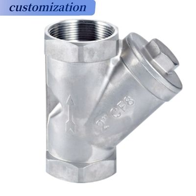 OBM ondersteunde diafragma structuur Sus304 316 Y strainer Y type Vrouwelijke draad strainer