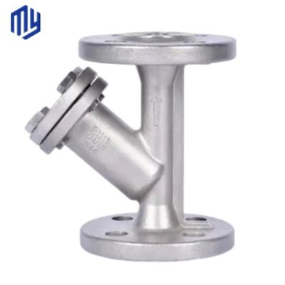 Industriële gietijzer Y strainer klep met aangepaste poortgrootte