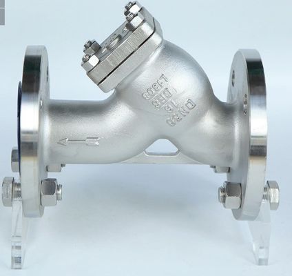 Algemeen roestvrij staal CF8/CF8M Lage temperatuur koude behandeling 40 Mesh RF Ends Y Strainer