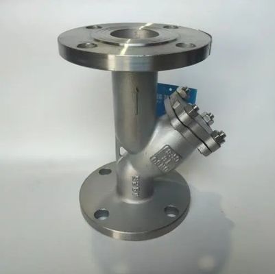 Volledig certificaat roestvrij staal SS304 SS316 PN16 Flanged Y strainer voor afvoerkleppen