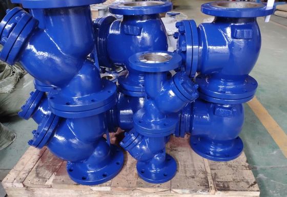 Ductile ijzer aangepast water Y type strainer DIN/ASME/ASTM/GB Service