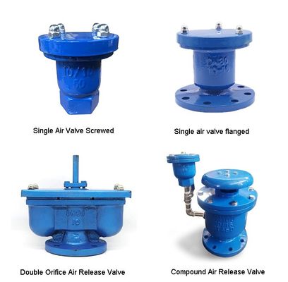 Standaard service 4 inch ductiel ijzer automatische luchtvrijlaat voor aangepaste behoeften