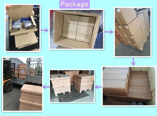 Hoge montagepad 2PCS kogelklep roestvrij staal hoge druk voor gas