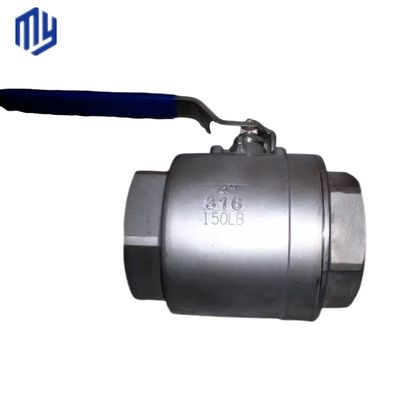 1000psi Bsp draad 1/2" SS304/316L 2PCS roestvrijstalen kogelklep voor waterbehandeling