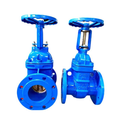 Industrie BS5163/ EN 1171 PN25 Veerkrachtig zittende buigsame ijzeren poortklep met stijgende stam