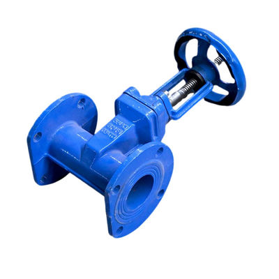 Y-type grootdiameterklep ductiel ijzeren zacht afdichtingsflens hekklep Z41X-16Q DN300