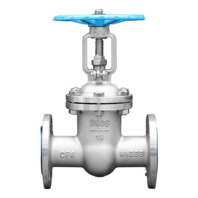 Watermedium DN50-16P Open Stem Gate Valve van roestvrij staal met Chinese standaardflens