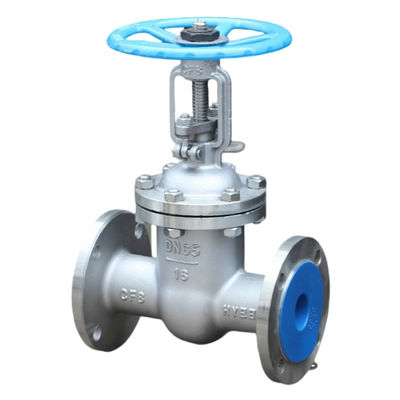 Watermedium DN50-16P Open Stem Gate Valve van roestvrij staal met Chinese standaardflens