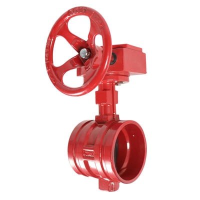 DN50-DN200 XD381X-16Q Handwielgroef vlinderkleppen met diafragma structuur
