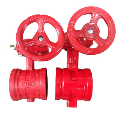DN50-DN200 XD381X-16Q Handwielgroef vlinderkleppen met diafragma structuur